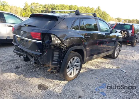 2022 Volkswagen Atlas Cross Sport 3.6L V6 Se W/Technology z USA, uszkodzony, nr VIN 1V2HE2CA2NC224878
